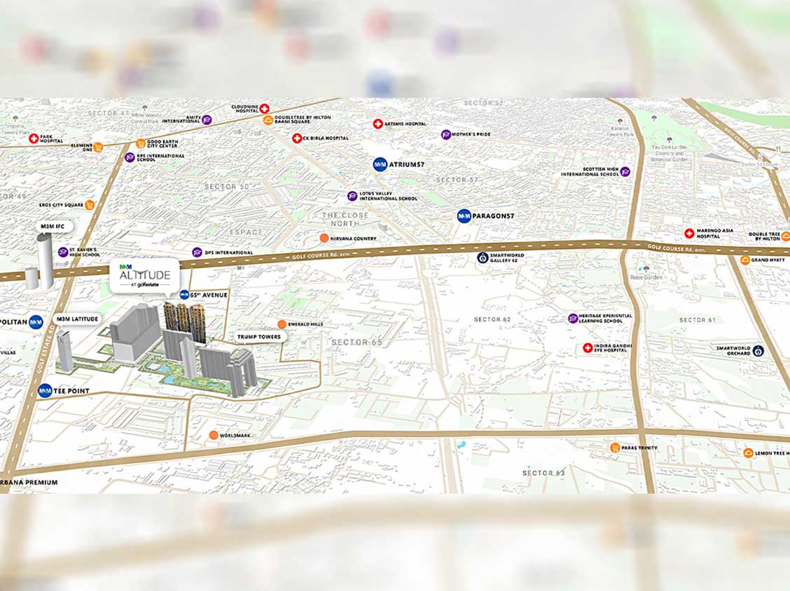 altitude m3m retail shops